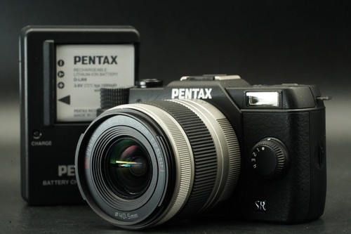 Pentax q10 schwarz - schwarz, mit