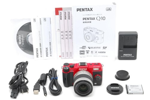 Pentax q10 red - lens, kit