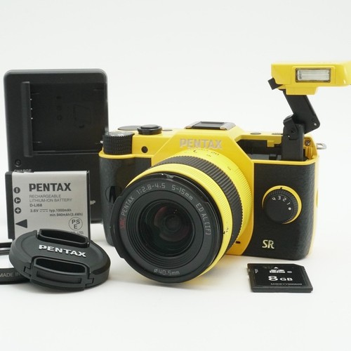 Pentax gelb spiegellose - q7,