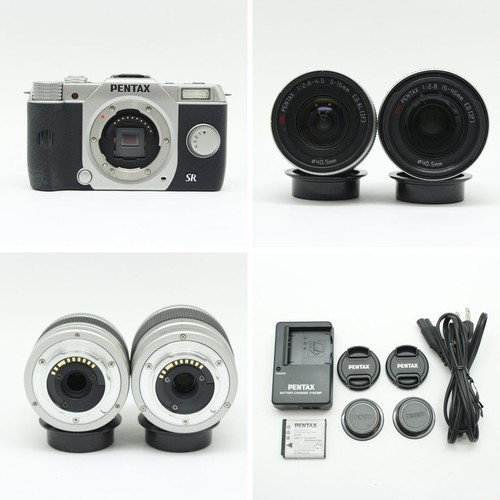 Pentax q10 silver double - silver, |
